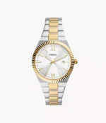 Scarlette Three-Hand Date Two-Tone Stainless Steel Watch