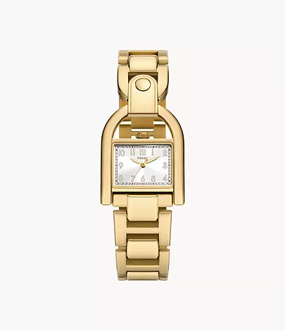 Harwell Three-Hand Gold-Tone Stainless Steel Watch