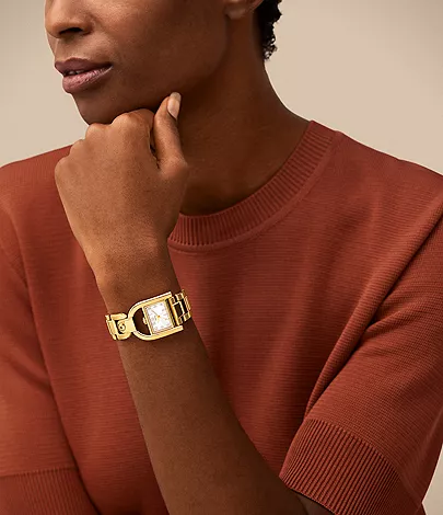 Harwell Three-Hand Gold-Tone Stainless Steel Watch