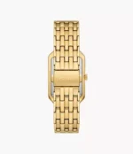 Raquel Three-Hand Date Gold-Tone Stainless Steel Watch