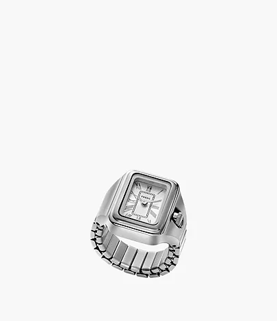 Raquel Watch Ring Two-Hand Stainless Steel