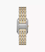 Raquel Three-Hand Date Two-Tone Stainless Steel Watch