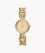 Carlie -Hand Gold-Tone Stainless Steel Watch