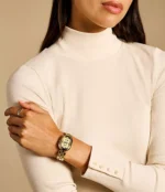 Sloan Three-Hand Gold-Tone Stainless Steel Watch