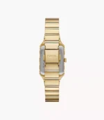 Raquel Three-Hand Gold-Tone Stainless Steel Watch