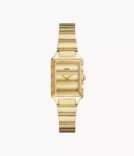 Raquel Three-Hand Gold-Tone Stainless Steel Watch