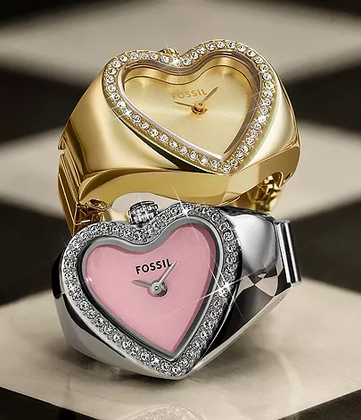 Watch Ring Two-Hand Stainless Steel