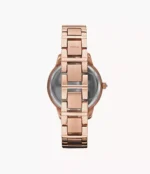 Jesse Rose Three-Hand Day-Date Gold-Tone Stainless Steel Watch