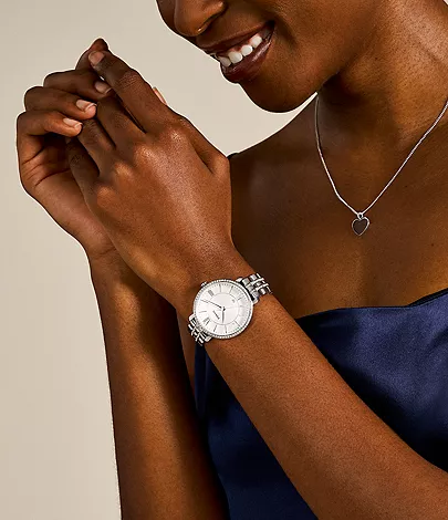 Jacqueline Stainless Steel Watch