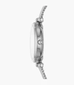 Carlie Three-Hand Stainless Steel Watch
