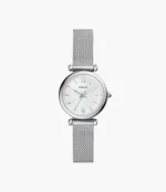 Carlie Three-Hand Stainless Steel Watch