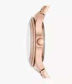 Stella Three-Hand Date Rose Gold-Tone Stainless Steel Watch