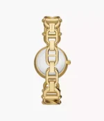 Carlie Three-Hand Gold-Tone Stainless Steel Watch