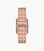 Raquel Three-Hand Date Rose Gold-Tone Stainless Steel Watch