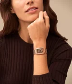 Raquel Three-Hand Date Rose Gold-Tone Stainless Steel Watch