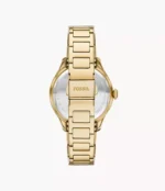 Gilmore Three-Hand Date Gold-Tone Stainless Steel Watch