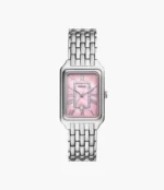 Raquel Three-Hand Date Stainless Steel Watch