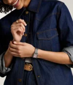 Raquel Three-Hand Date Stainless Steel Watch