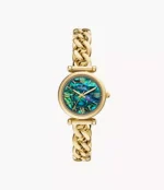 Carlie Three-Hand Stainless Steel Watch