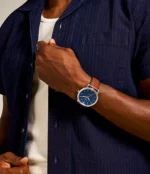 The Minimalist Slim Three-Hand Light Brown Leather Watch