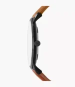 The Minimalist Slim Three-Hand Light Brown Leather Watch