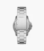 Fossil Blue GMT Stainless Steel Watch