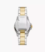 Fossil Blue Dive Three-Hand Date Two-Tone Stainless Steel Watch