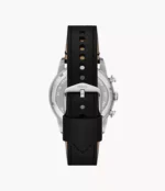 Sport Tourer Chronograph Black Leather Watch