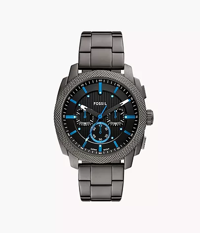 Machine Chronograph Smoke Stainless Steel Watch