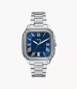 Crosby Three-Hand Date Stainless Steel Watch