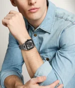 Crosby Three-Hand Date Stainless Steel Watch