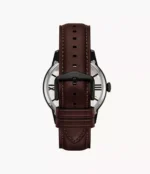 Townsman Automatic Dark Brown Leather Watch
