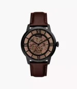 Townsman Automatic Dark Brown Leather Watch
