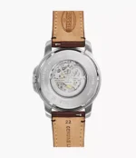 Grant Automatic Dark Brown Leather Watch