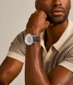 Grant Automatic Dark Brown Leather Watch
