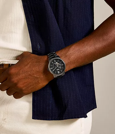 Townsman Automatic Smoke black Stainless Steel Watch