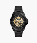 Bronson Automatic Black Stainless Steel Watch