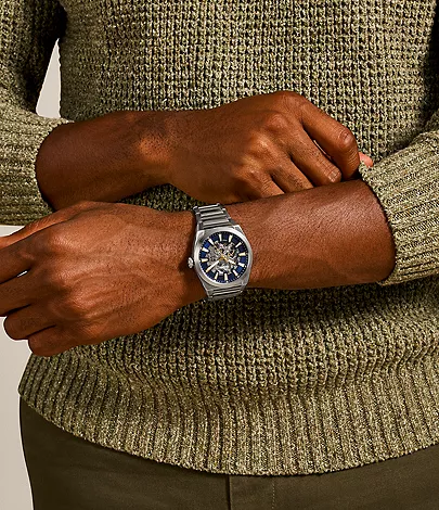 Everett Automatic Stainless Steel Watch