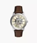 Fossil Heritage Automatic Brown Leather Watch