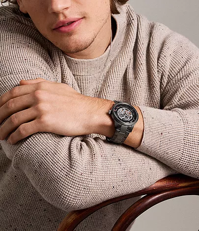 Townsman Automatic Smoke Stainless Steel Watch